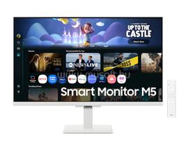 SAMSUNG M5 M50F Smart Monitor (fehér) LS27FM501EUXDU small