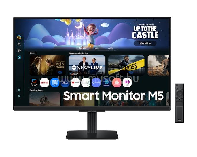 SAMSUNG M5 M50F Smart Monitor (fekete)