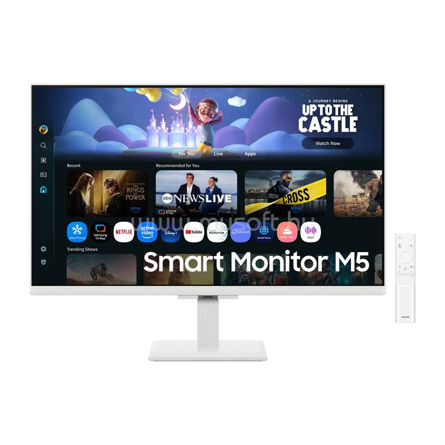 SAMSUNG M5 Smart Monitor (fehér)