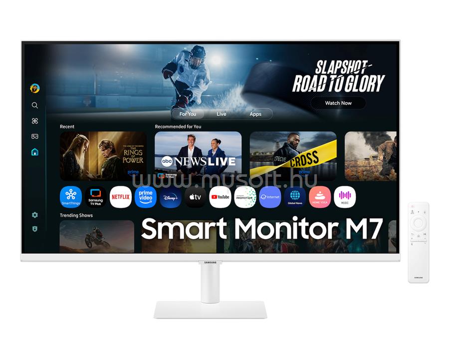 SAMSUNG M7 M70F Vision AI Smart Monitor (fehér)