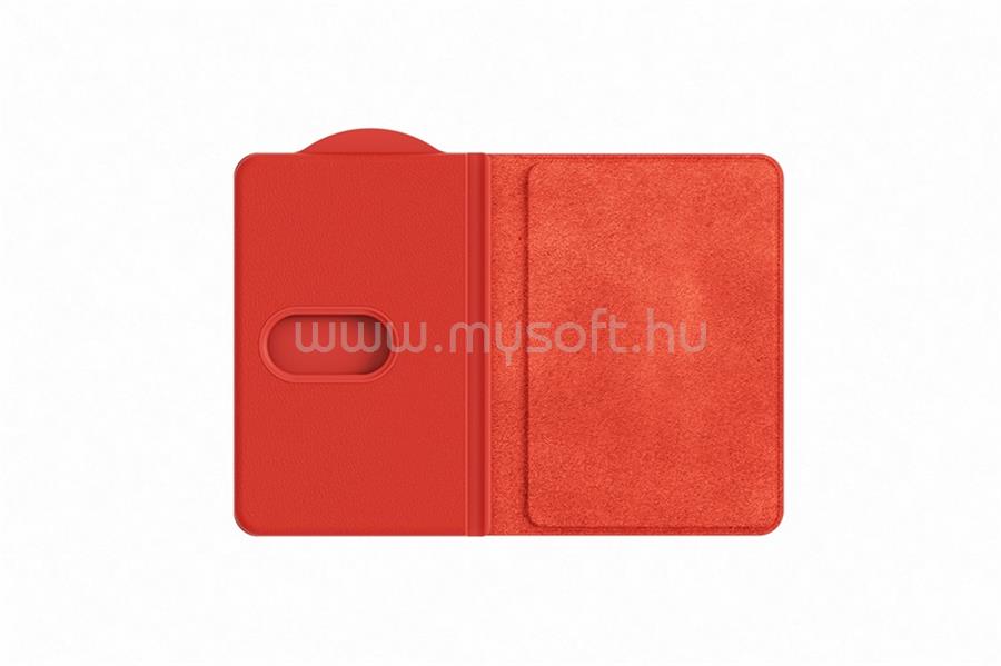 SAMSUNG Mágneses kártyatartó tok (korall)