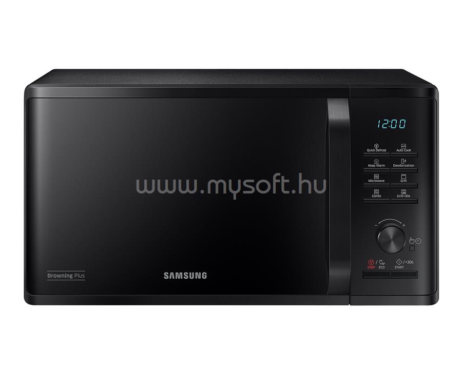 SAMSUNG MG23K3515AK/EO fekete grillezős mikrohullámú sütő