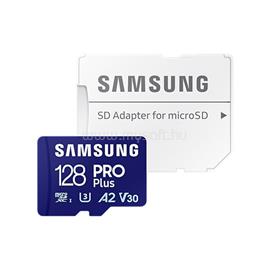 SAMSUNG memóriakártya 128GB microSDXC PRO Plus - CLASS 10, R180/W130, + SD adapter MB-MD128SA/EU small