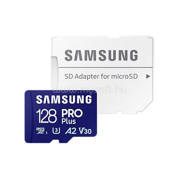 SAMSUNG MB-MD128SA/EU 128GB MicroSDXC kártya (PRO PLUS, R180/W130, adapter, 128GB)