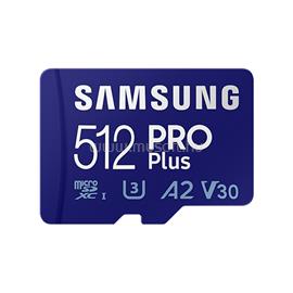 SAMSUNG PRO PLUS UHS-I 512GB MicroSD kártya R160/W120, adapter MB-MD512KA/EU small