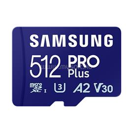 SAMSUNG MicroSD kártya - 512GB MB-MD512SA/EU (PRO PLUS, UHS-I, R180/W130, adapter, 512GB) MB-MD512SA/EU small