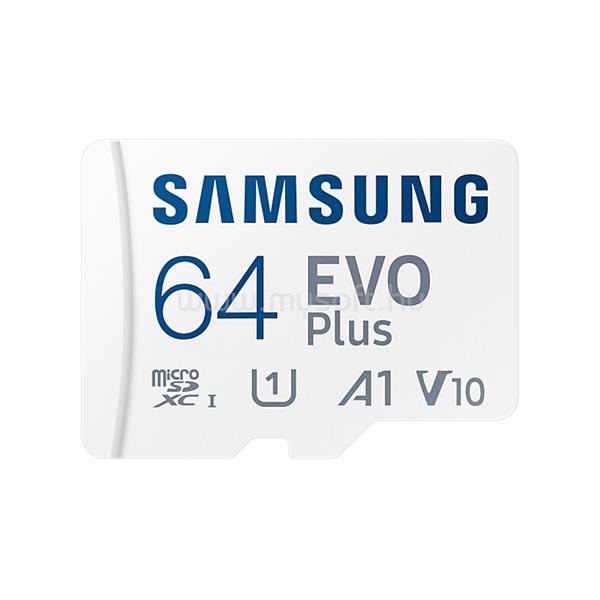 SAMSUNG MicroSD kártya - 64GB MB-MC64KA/EU (MicroSDXC, Class10, UHS-I U3, R130MB/s, 64GB)