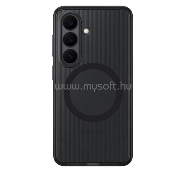 SAMSUNG Samsung S26 SAMSUNG műanyag telefonvédő dupla rétegű, gumírozott, FEKETE