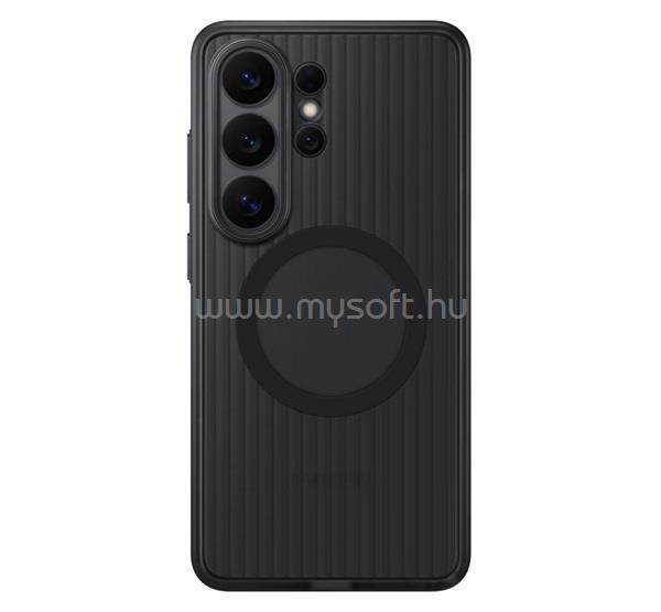 SAMSUNG Samsung S26 Ultra SAMSUNG műanyag telefonvédő dupla rétegű, gumírozott, FEKETE