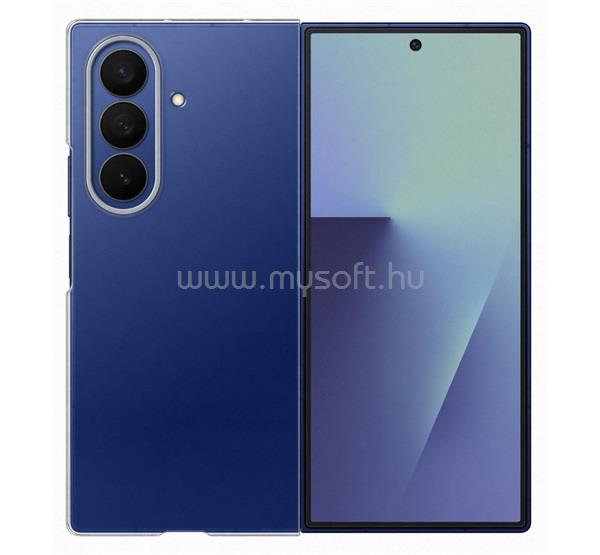 SAMSUNG Samsung Z Fold7 műanyag telefonvédő ütésállóság + képernyővédő fólia ÁTLÁTSZÓ