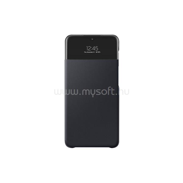 SAMSUNG OSAM-EF-EA326PBEG Galaxy A32 S View fekete oldalra nyíló tok