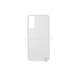 SAMSUNG Samsung S21 Plus szilikon telefonvédő átlátszó hátlap, ütésálló keret, FEHÉR OSAM-EF-GG996CWEG small