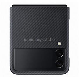 SAMSUNG OSAM-EF-XF711SBEG Galaxy Z Flip 3 aramid stand fekete védőtok OSAM-EF-XF711SBEG small