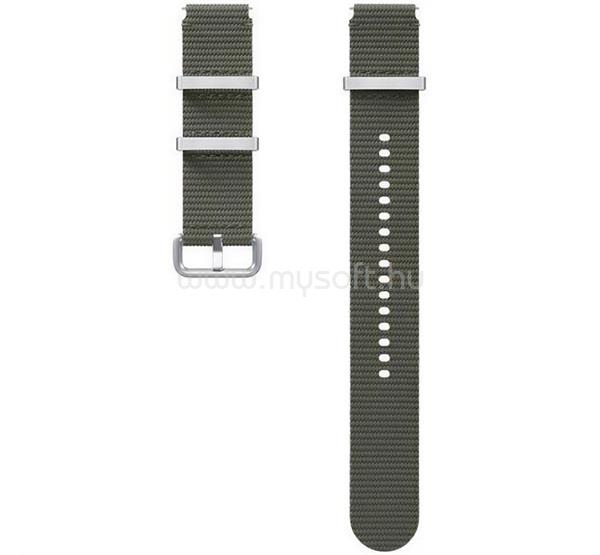 SAMSUNG Samsung Watch 7 eSIM 44mm / 7 44mm / 7 eSIM 40mm pótszíj egyedi méret, dupla bújtató, SÖTÉTZÖLD