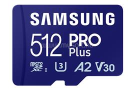 SAMSUNG PRO PLUS MicroSDXC 512GB UHS-I, U3, V30, A2 memóriakártya MB-MD512SB/WW small