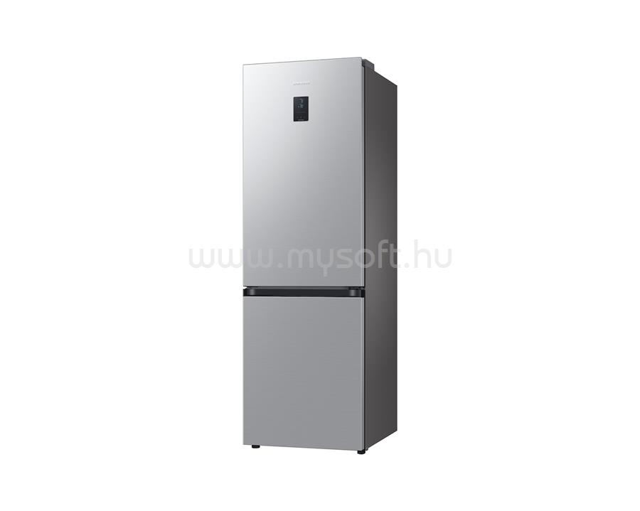 SAMSUNG RB34C672DSA/EF alulfagyasztós hűtőszekrény beépített Wi-fi-vel 344 L, birodalmi (ezüst)