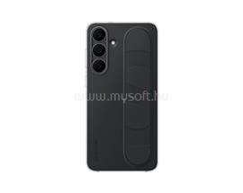 SAMSUNG Samsung S25 FE szilikon telefonvédő matt, kitámasztó, FEKETE EF-GS731CBEGWW small