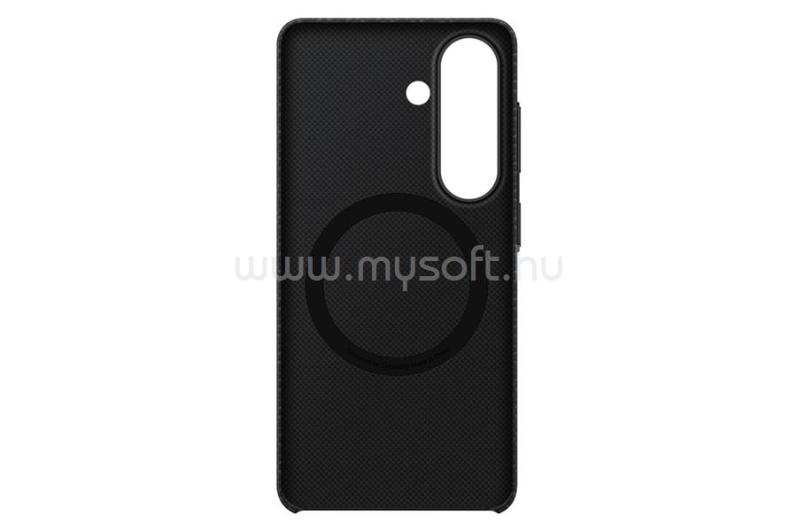 SAMSUNG Samsung S26 SAMSUNG szilikon telefonvédő mágneses, karbon minta, FEKETE