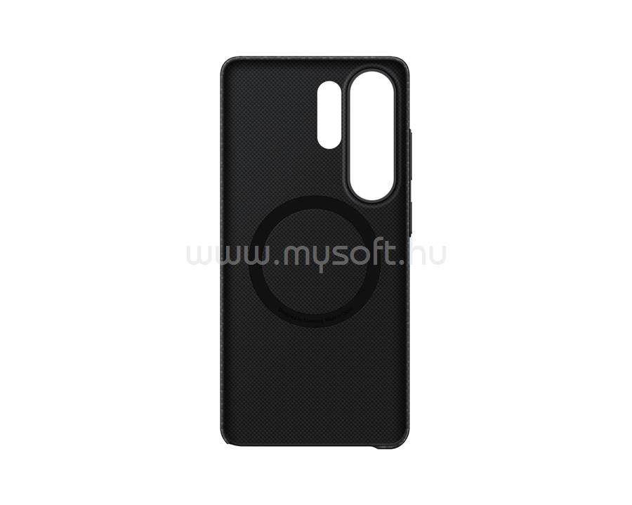 SAMSUNG Samsung S26 Ultra SAMSUNG szilikon telefonvédő mágneses, karbon minta, FEKETE