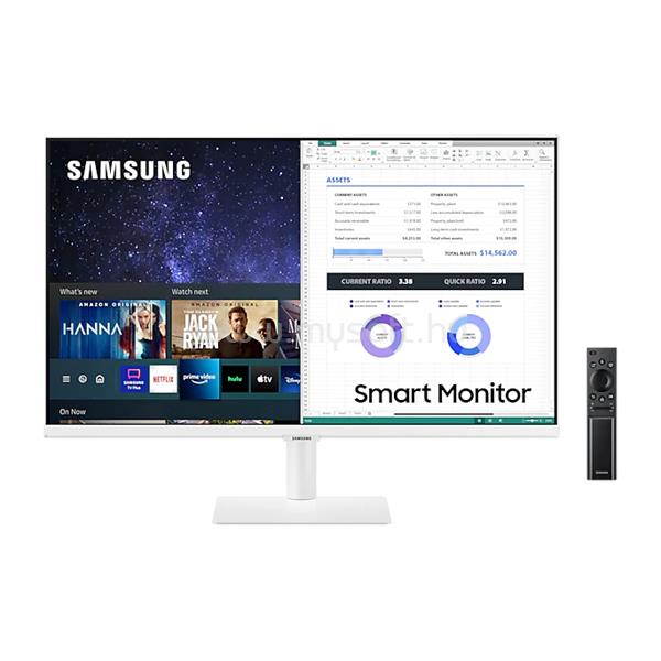 SAMSUNG S27AM501N Monitor Smart TV Alkalmazással