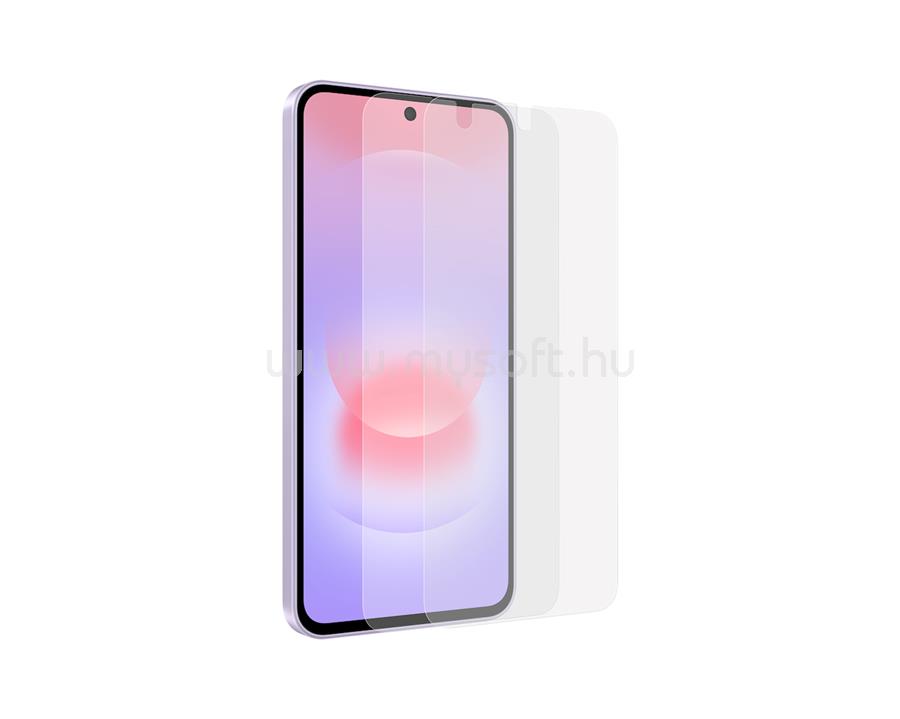 SAMSUNG Samsung A37 5G SAMSUNG képernyővédő fólia 2db törlőkendő + segédkeret ÁTLÁTSZÓ