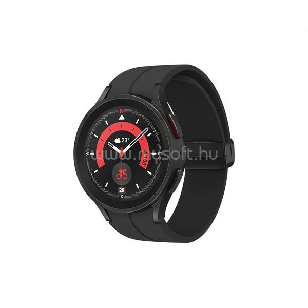 SAMSUNG SM-R920NZKAEUE Galaxy Watch 5 Pro (45mm) fekete okosóra