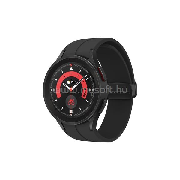 SAMSUNG SM-R925FZKAEUE Galaxy Watch 5 Pro (45mm) LTE fekete okosóra