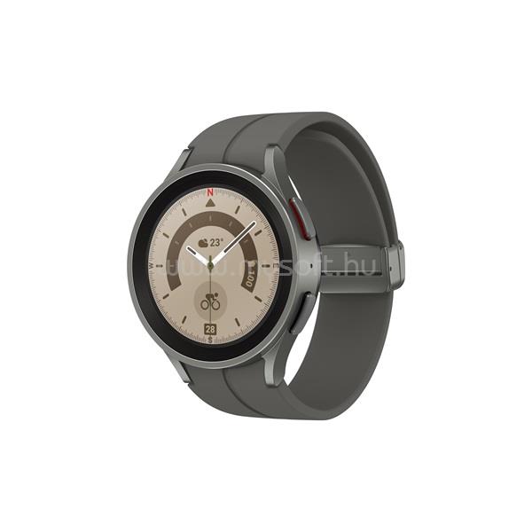 SAMSUNG SM-R925FZTAEUE Galaxy Watch 5 Pro (45mm) LTE titánium okosóra