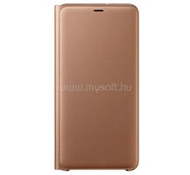 SAMSUNG Samsung A7 (2018) SAMSUNG tok álló aktív FLIP, textil minta, ARANY EF-WA750PFEG small