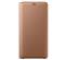 SAMSUNG Samsung A7 (2018) SAMSUNG tok álló aktív FLIP, textil minta, ARANY EF-WA750PFEG small