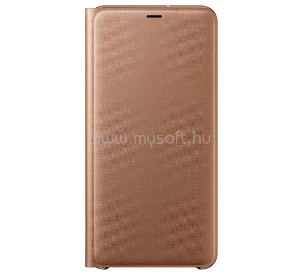 SAMSUNG Samsung A7 (2018) SAMSUNG tok álló aktív FLIP, textil minta, ARANY