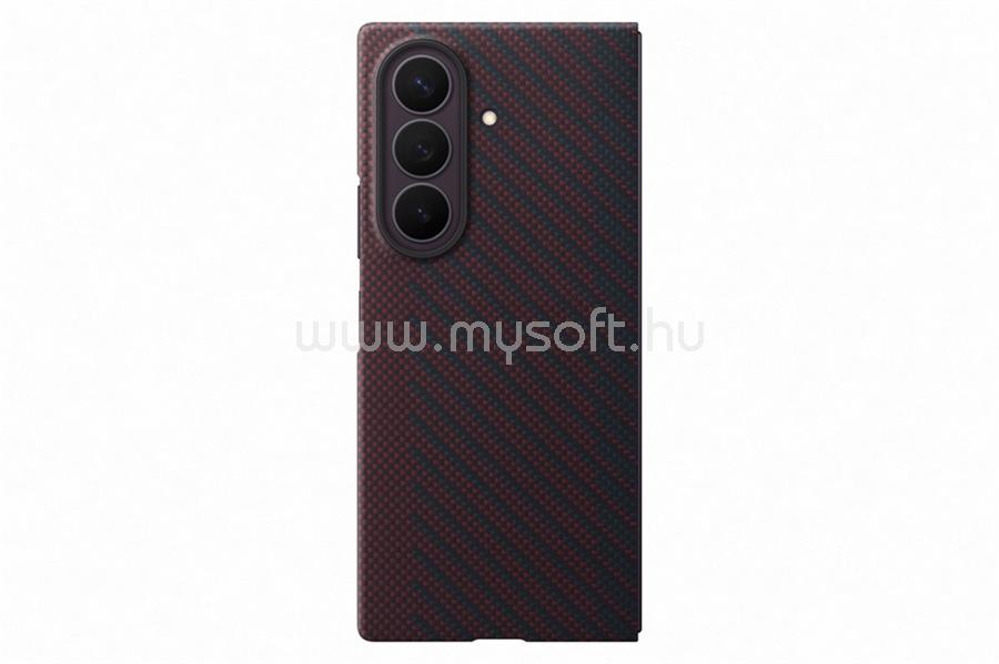 SAMSUNG Samsung Z Fold8 Ultra SAMSUNG szilikon telefonvédő mágneses, karbon minta, LILA