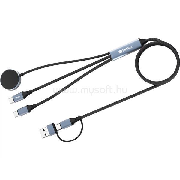 SANDBERG 3in1 Travel Charge Cable 100W