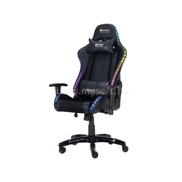 SANDBERG Commander Gaming Chair RGB gamer szék