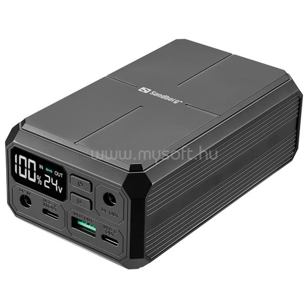 SANDBERG Hordozható akkumulátor, Laptop Powerbank 27000 PD100W