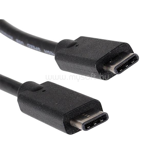 SANDBERG Kábel - USB-C (2m; fekete; USB-C apa be-/kimenet; USB3.1 Gen2 kompatibilis; 10Gbps)