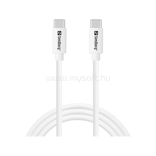 SANDBERG Kábel - USB-C Charge Cable 1M, 65W