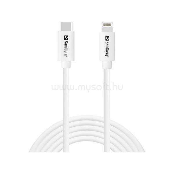 SANDBERG Kábel - USB-C PD to Lightning MFI, 2M