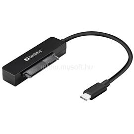 SANDBERG Kábel Átalakító - USB-C to SATA USB 3.1 Gen.2 (USB-C bemenet - SATA 2,5" kimenet) SANDBERG_136-37 small