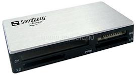SANDBERG Multi Card Reader USB3.0 kártyaolvasó (ezüst-fekete; USB3.0; SD;SDHC;XD;MS;CF) SANDBERG_133-73 small