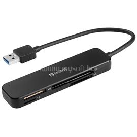 SANDBERG USB 3.0 Pocket Card Reader kártyaolvasó (USB-A 3.0, SD/SDHC/SDXC/MS/MMC/T-Flash/MicroSD) SANDBERG_134-32 small