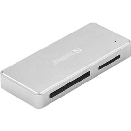 SANDBERG Kártyaolvasó - USB-C+A CFast+SD Card Reader (Csatlakozók: USB-A+2x USB-C, SD/SDHC/SDXC/CFast) SANDBERG_136-42 small