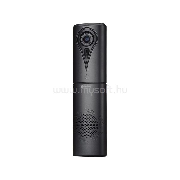 SANDBERG Konferencia Kamera - All-in-1 ConfCam 1080P Remote (USB2.0, üveg lencse, FHD/30fps, Mikrofon/Hangszóró)