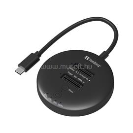 SANDBERG M.2 SSD dokkoló -USB3.2 Cloner Dock for M2+NVMe SANDBERG_136-72 small