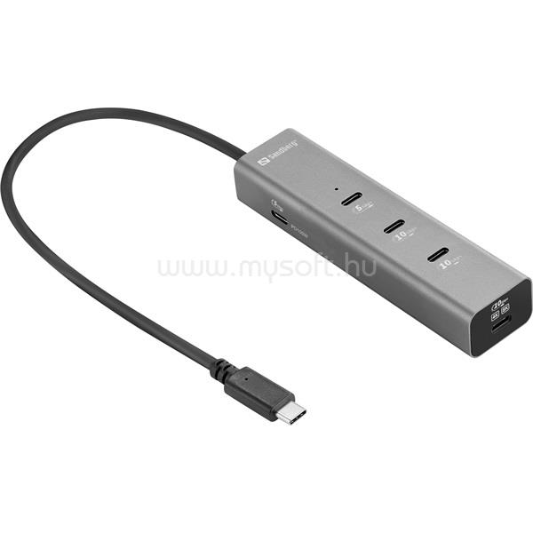 SANDBERG Notebook Dokkoló - USB-C 5-in-1 MediaDock