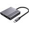 SANDBERG Notebook Dokkoló - USB-C Dock 2xHDMI+USB+PD (Bemenet: USB-C; Kimenet: 2xHDMI+USB-A3.0+USB-C) SANDBERG_136-44 small