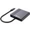 SANDBERG Notebook Dokkoló - USB-C Dock 2xHDMI+USB+PD (Bemenet: USB-C; Kimenet: 2xHDMI+USB-A3.0+USB-C) SANDBERG_136-44 small
