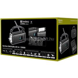 SANDBERG Rádió - Survivor DAB Radio All-in-1 20000 SANDBERG_421-38 small