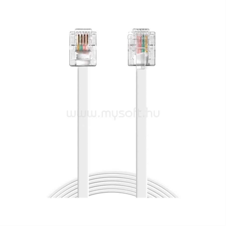 SANDBERG Telephone RJ11-RJ11 10m telefonkábel