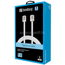 SANDBERG Telefonkábel, Telephone RJ11-RJ11 5 m SANDBERG_502-52 small